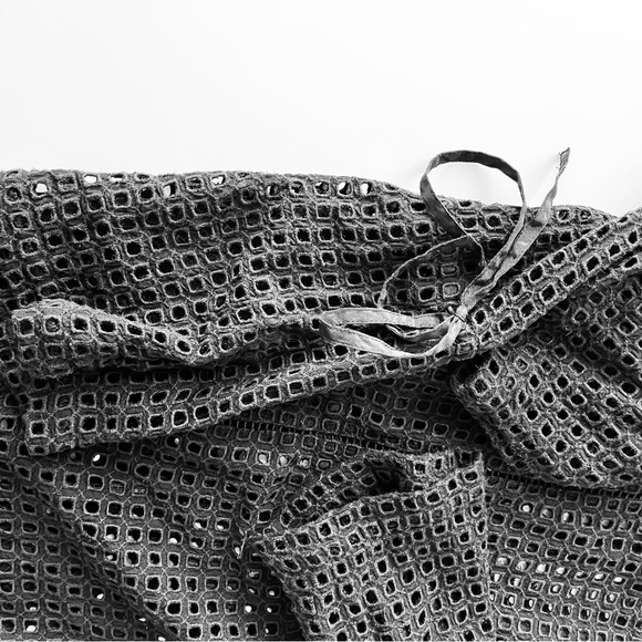 Point Sur Black Eyelet 3/4 Slv Top• 10 - Picture 7 of 8